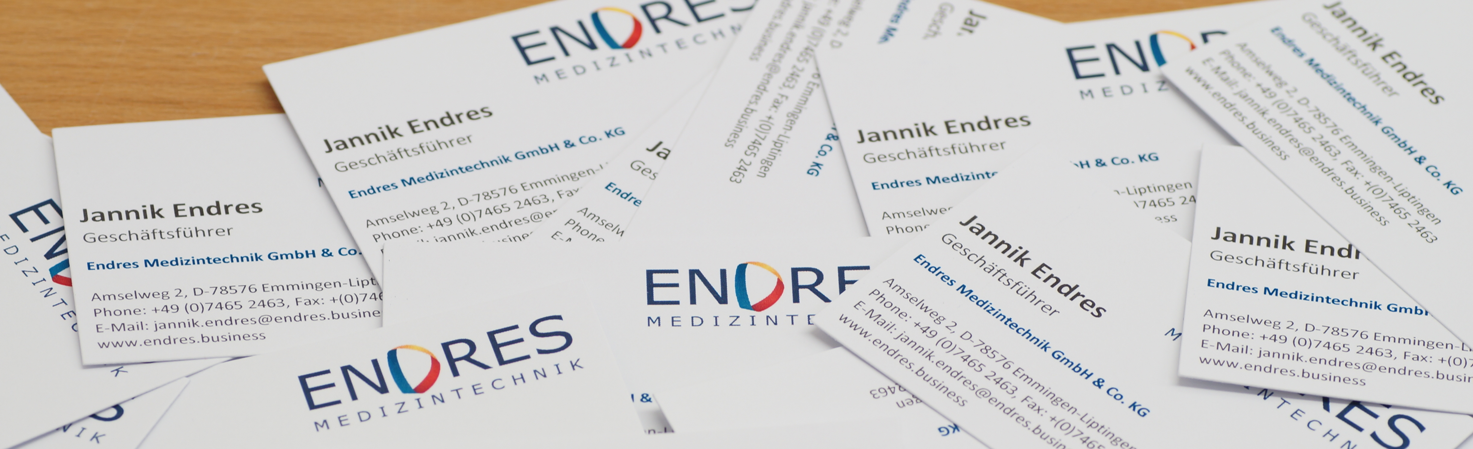 business cards ceo Jannik Endres